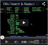 DBU Search & Replace Video Demo