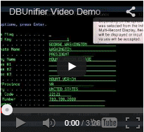 DBUnifier Application Demo